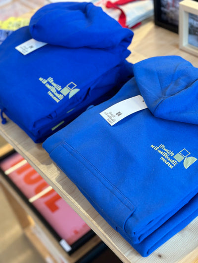 Hoodie adulte bleu - Les Halles de la Cartoucherie