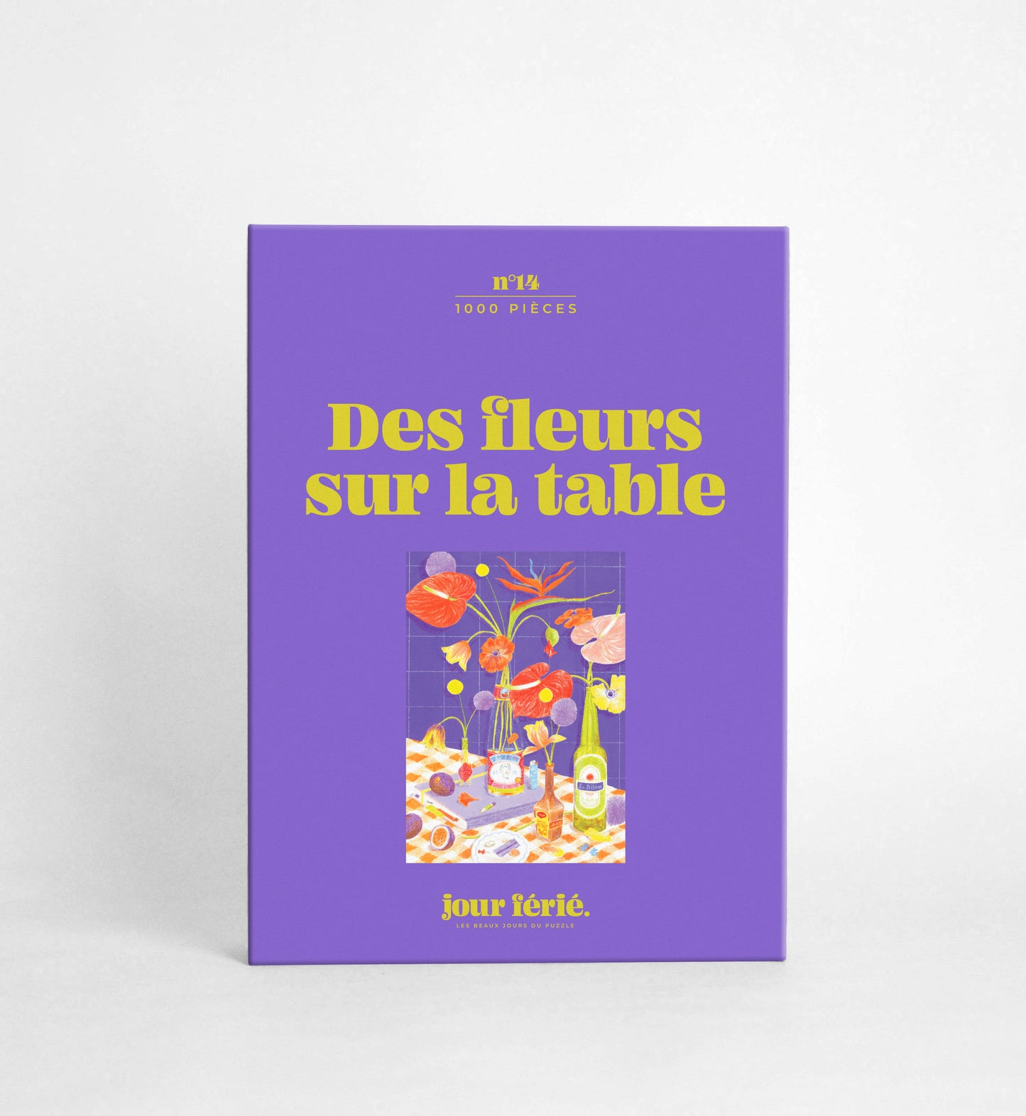 Des fleurs sur la table - puzzle 500 pces