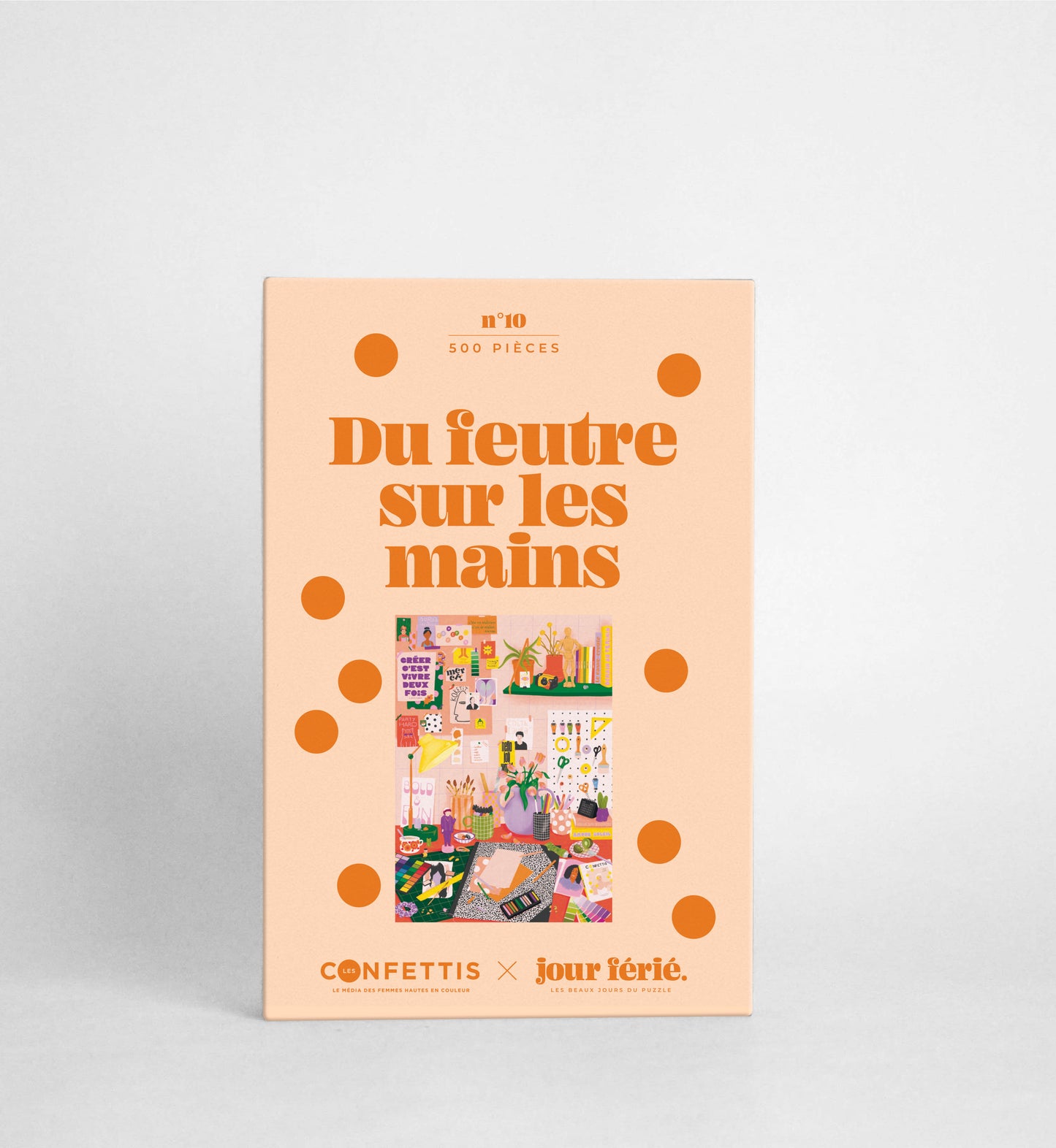 Du feutre sur les mains - puzzle 500 pces