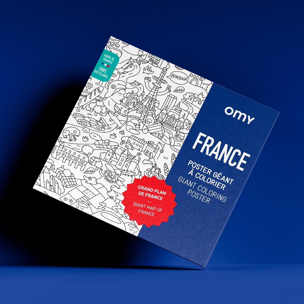 Coloriage géant - thème France