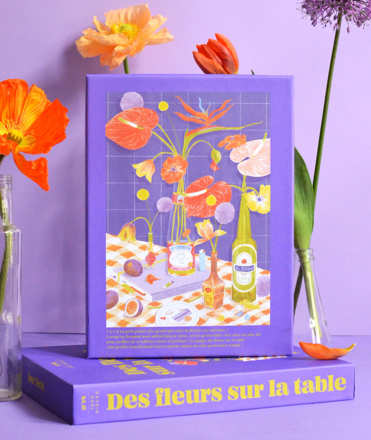 Des fleurs sur la table - puzzle 500 pces