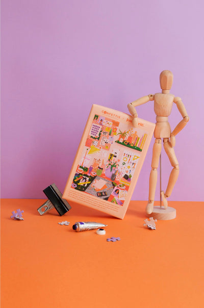 Du feutre sur les mains - puzzle 500 pces