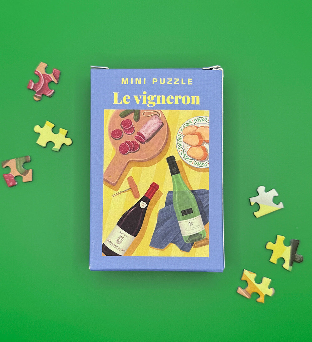 Mini puzzle - le vigneron