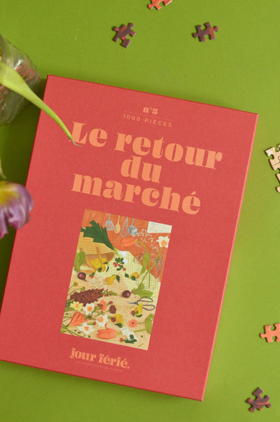 Le retour du marché - puzzle 1000 pces